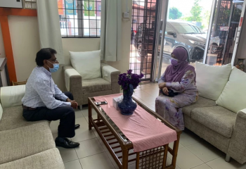 Home visit with Datin Seri Hajjah Wan Hasni Binti Wan Yusof (Penaung PHNS)